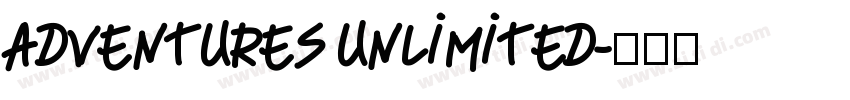 Adventures Unlimited字体转换